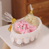 Maxbell 2x Dollhouse Storage Basket Miniature 1/12 Accs for 3-6 Years Old Children