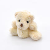 Maxbell 1.97inch Mini Joint Bear and Rabbit Plush Toy 1:12 Dollhouse Decor Toys