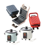 Maxbell 2Pcs Simulation Miniature 1/12 Scale Breakfast Machine Living Room Ornaments
