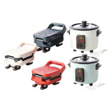 Maxbell 2Pcs Simulation Miniature 1/12 Scale Breakfast Machine Living Room Ornaments