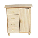 Maxbell 1/12 Miniature Cabinet and TV Cabinet Doll House Decoration Wardrobe