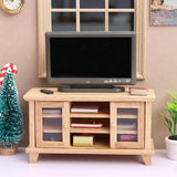Maxbell 1/12 Miniature Cabinet and TV Cabinet Doll House Decoration Wardrobe