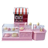 Maxbell 1:12 Miniature Table Chairs Cake Cabinet Doll House Decoration for Garden