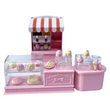 Maxbell 1:12 Miniature Table Chairs Cake Cabinet Doll House Decoration for Garden