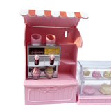 Maxbell 1:12 Miniature Table Chairs Cake Cabinet Doll House Decoration for Garden