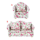 Maxbell 2Pcs 1:12 Simulation Sofa Furniture Scenery Dollhouse Home Oranments