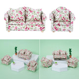 Maxbell 2Pcs 1:12 Simulation Sofa Furniture Scenery Dollhouse Home Oranments