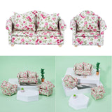 Maxbell 2Pcs 1:12 Simulation Sofa Furniture Scenery Dollhouse Home Oranments