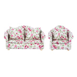 Maxbell 2Pcs 1:12 Simulation Sofa Furniture Scenery Dollhouse Home Oranments