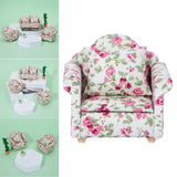 Maxbell 2Pcs 1:12 Simulation Sofa Furniture Scenery Dollhouse Home Oranments