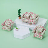 Maxbell 2Pcs 1:12 Simulation Sofa Furniture Scenery Dollhouse Home Oranments