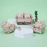 Maxbell 2Pcs 1:12 Simulation Sofa Furniture Scenery Dollhouse Home Oranments