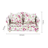 Maxbell 2Pcs 1:12 Simulation Sofa Furniture Scenery Dollhouse Home Oranments