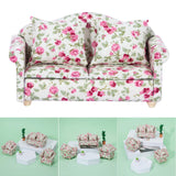 Maxbell 2Pcs 1:12 Simulation Sofa Furniture Scenery Dollhouse Home Oranments