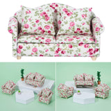 Maxbell 2Pcs 1:12 Simulation Sofa Furniture Scenery Dollhouse Home Oranments