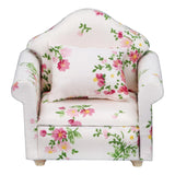Maxbell 1/12 Dollhouse Miniature Sofa Life Scene Props for Photo Props 2+1 Seat