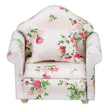 Maxbell 1/12 Dollhouse Miniature Sofa Life Scene Props for Photo Props 2+1 Seat