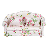 Maxbell 1/12 Dollhouse Miniature Sofa Life Scene Props for Photo Props 2+1 Seat