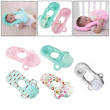 Maxbell Baby Feeding Pillow Baby Room Decor for Newborn Infant Baby Care Pink+Grey