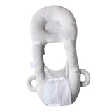 Maxbell Baby Feeding Pillow Baby Room Decor for Newborn Infant Baby Care Pink+Grey