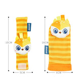 Maxbell 4x Baby Wrist Rattles Sensory Toys for Baby 0-6 Months Infant