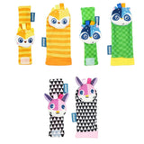 Maxbell 4x Baby Wrist Rattles Sensory Toys for Baby 0-6 Months Infant