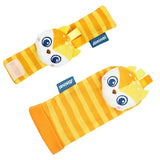 Maxbell 4x Baby Wrist Rattles Sensory Toys for Baby 0-6 Months Infant