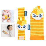 Maxbell 4x Baby Wrist Rattles Sensory Toys for Baby 0-6 Months Infant