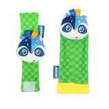 Maxbell 4x Baby Wrist Rattles Sensory Toys for Baby 0-6 Months Infant