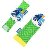 Maxbell 4x Baby Wrist Rattles Sensory Toys for Baby 0-6 Months Infant