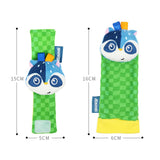 Maxbell 4x Baby Wrist Rattles Sensory Toys for Baby 0-6 Months Infant