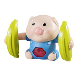 Maxbell 2pcs Electric Tumbling Pig Baby Sing Music Toy Voice Control Cute Design