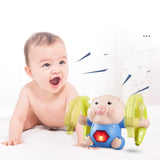 Maxbell 2pcs Electric Tumbling Pig Baby Sing Music Toy Voice Control Cute Design
