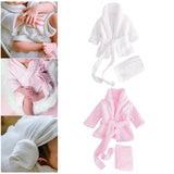 Baby Photography Prop Bathrobe Outfits Posing Photo Prop for Newborn