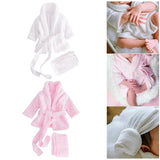 Baby Photography Prop Bathrobe Outfits Posing Photo Prop for Newborn