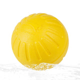 EVA Dog Chew Ball Toys Yellow Bite Resistant for Dogs Training Playing 7cm Ball - Aladdin Shoppers