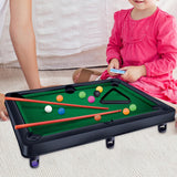 Maxbell Portable Pool Table Set Billiards Game Playset for Home Playhouse Desk L - Aladdin Shoppers