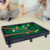 Maxbell Portable Pool Table Set Billiards Game Playset for Home Playhouse Desk L - Aladdin Shoppers