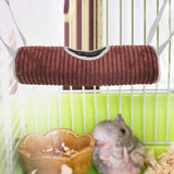 Hamster Hammock Hamster House Cage Nest Hamster Bed for Sugar Glider Parrot Dark Brown - Aladdin Shoppers