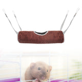Hamster Hammock Hamster House Cage Nest Hamster Bed for Sugar Glider Parrot Dark Brown - Aladdin Shoppers