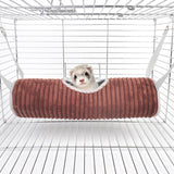 Hamster Hammock Hamster House Cage Nest Hamster Bed for Sugar Glider Parrot Dark Brown - Aladdin Shoppers