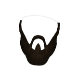 Maxbell 5xFake Beard Costume Accessories Party Supplies Men Realistic Holiday Mustache