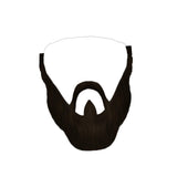 Maxbell 5xFake Beard Costume Accessories Party Supplies Men Realistic Holiday Mustache