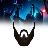 Maxbell 2xFake Beard Costume Accessories Party Supplies Men Realistic Holiday Mustache