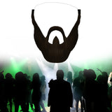 Maxbell 5xFake Beard Costume Accessories Party Supplies Men Realistic Holiday Mustache