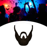Maxbell 4xFake Beard Costume Accessories Party Supplies Men Realistic Holiday Mustache