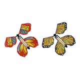 Maxbell 6x5x Flying Butterfly Clockwork Butterfly for Birthday Greeting Cards Bookmark Style E