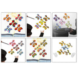 Maxbell 6x5x Flying Butterfly Clockwork Butterfly for Birthday Greeting Cards Bookmark Style E