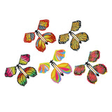 Maxbell 6x5x Flying Butterfly Clockwork Butterfly for Birthday Greeting Cards Bookmark Style E