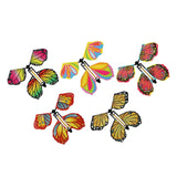 Maxbell 6x5x Flying Butterfly Clockwork Butterfly for Birthday Greeting Cards Bookmark Style E
